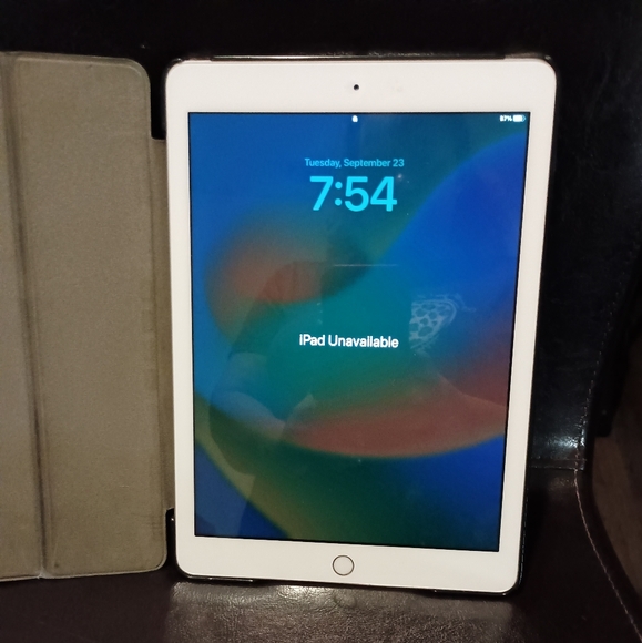 Apple iPad With Case - Picture 1 of 6
